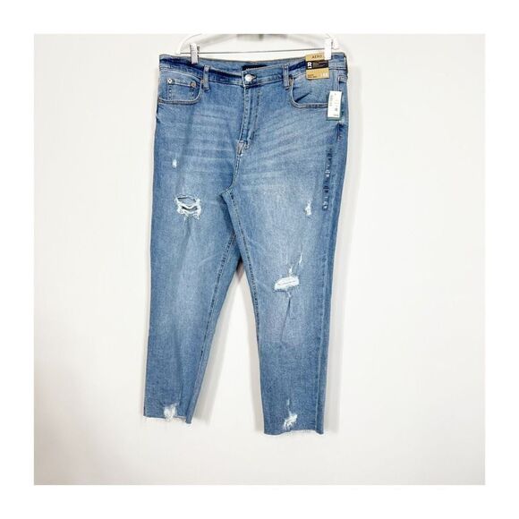 Aeropostale Denim - Aeropostale Aero Womens Stretch Mom Jeans Size 18 Ladies Distressed